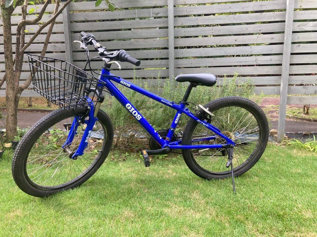関西　gios genova 24 ジオス　ブルー　クロスバイク　MTB 自転車