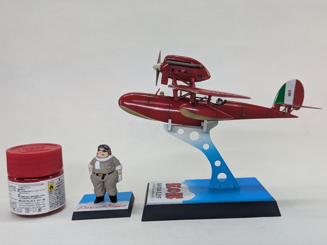 紅の豚　1/72 サボイア3種　プラモデル完成品