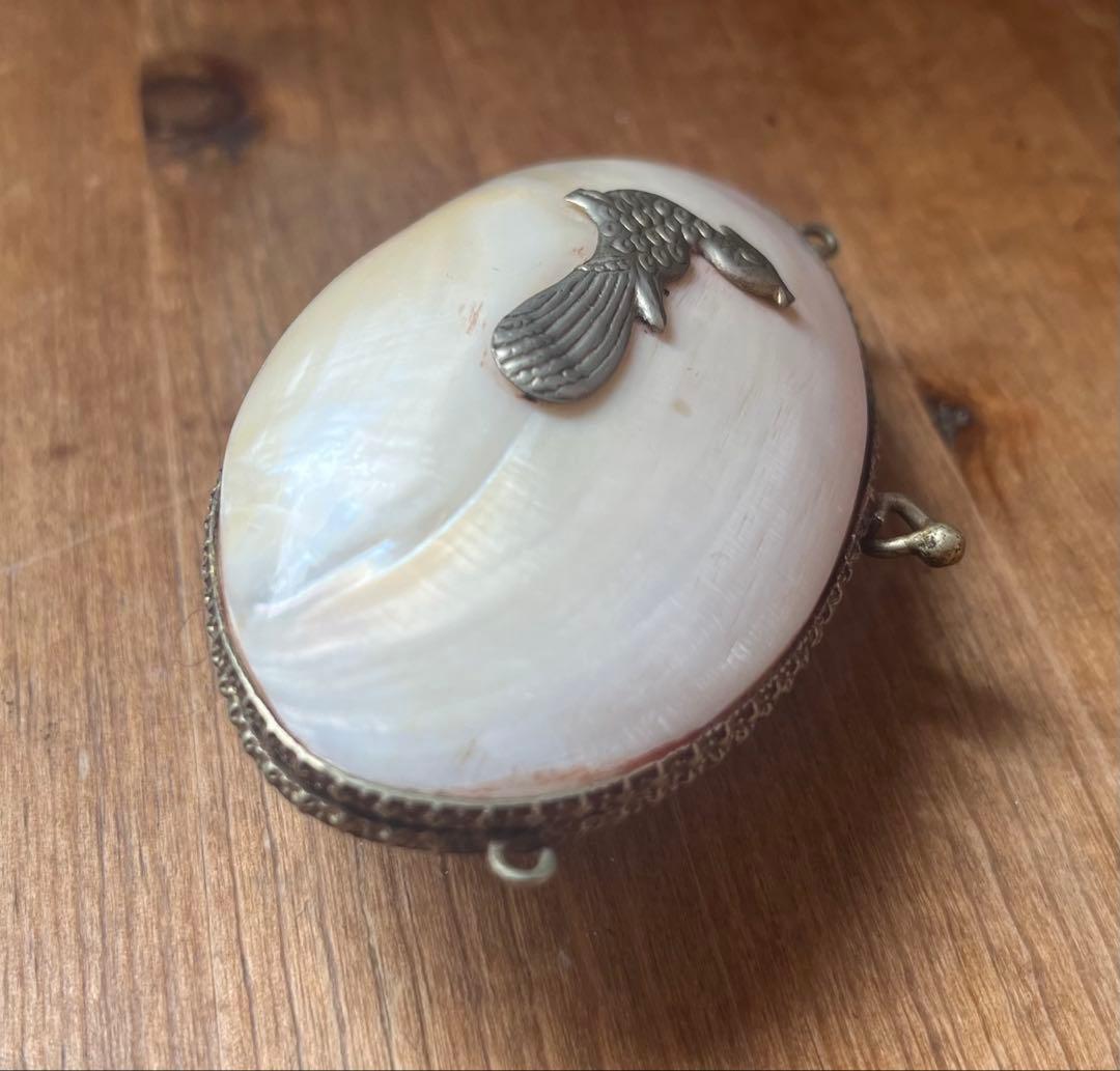 稀少　ヴィクトリアエドワード期 アンティーク マザーオブパール ポータブルケース