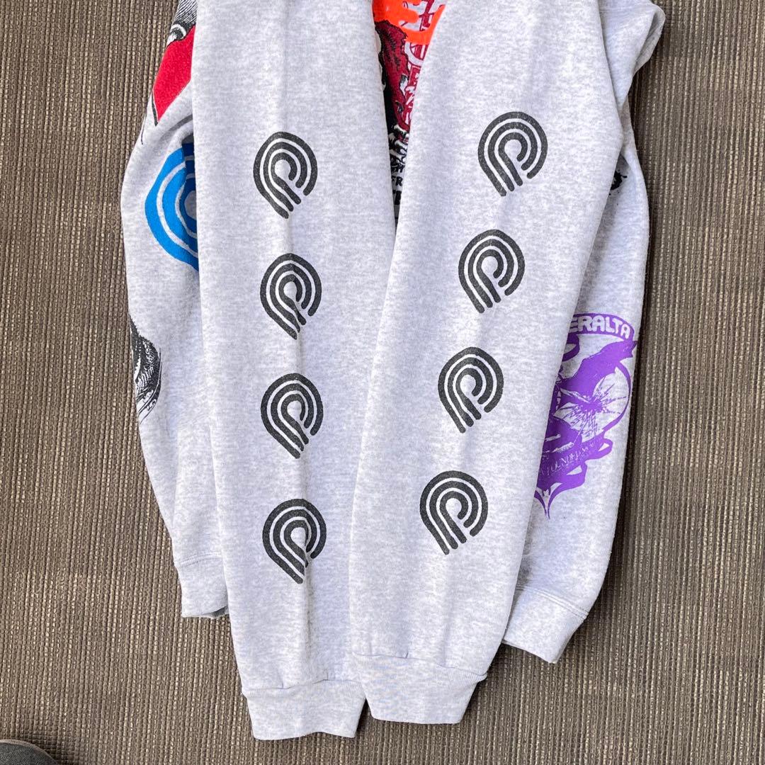 オールドスケート ブートレグ マルチプリント スウェット レア