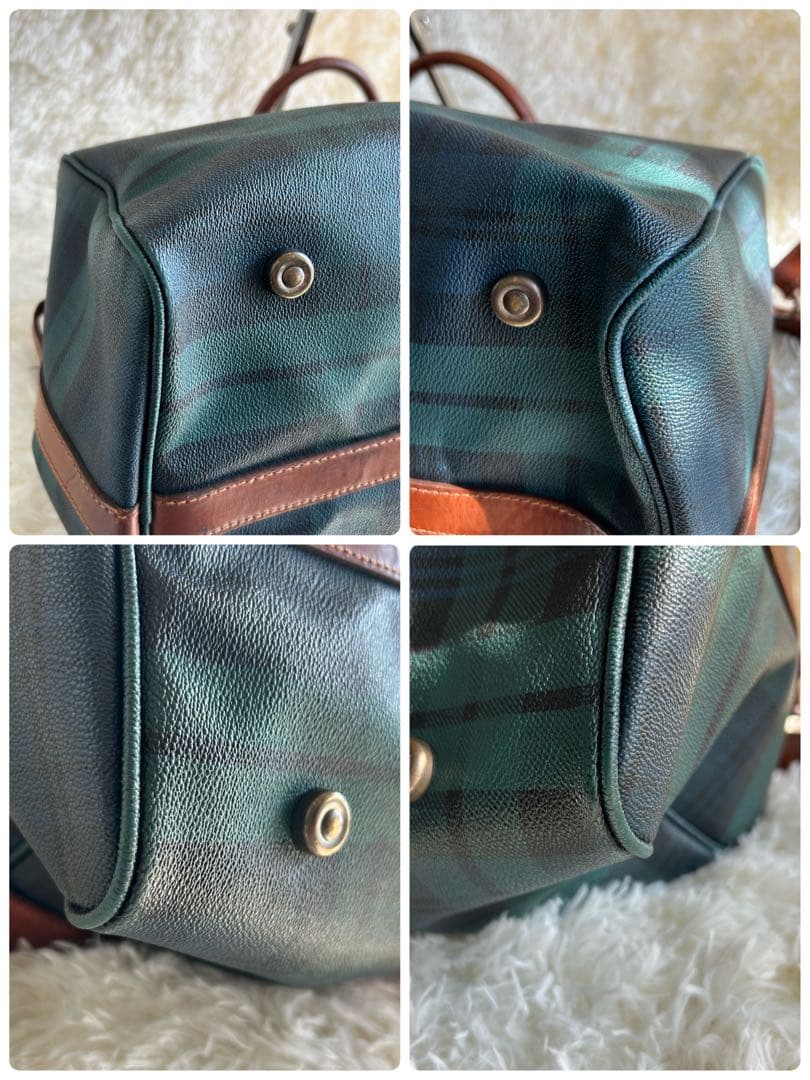 【希少・名作】ポロラルフローレンタータンチェック ボストンバッグ 2way