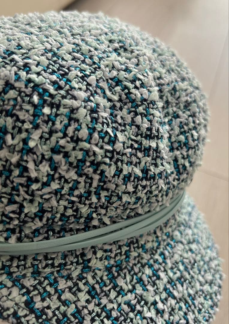 【美品】CHANELツイードキャスケット