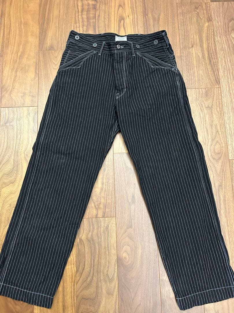 Schott ショット ヒッコリーデニム ブラック サイズ36