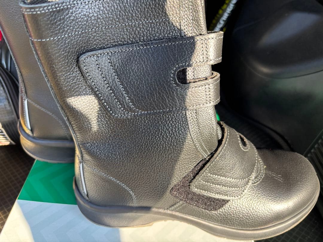 ブラックハイカット安全靴 ベルクロ式　（2足セット）