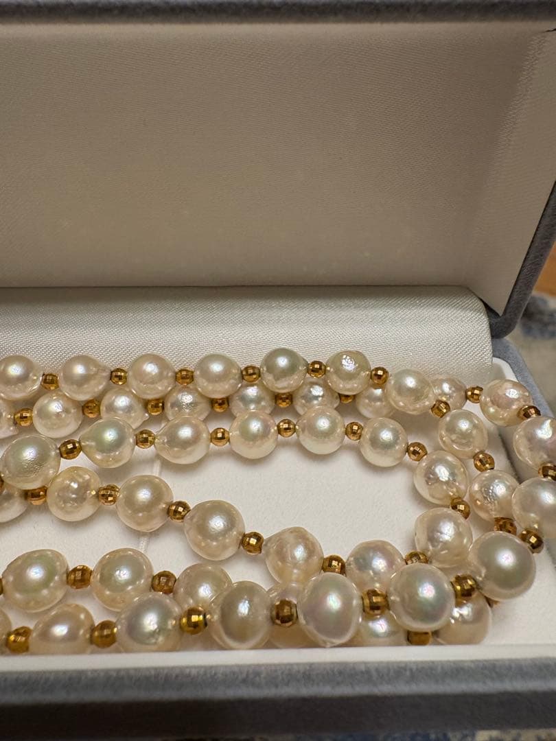 パールネックレス あこや パックマン