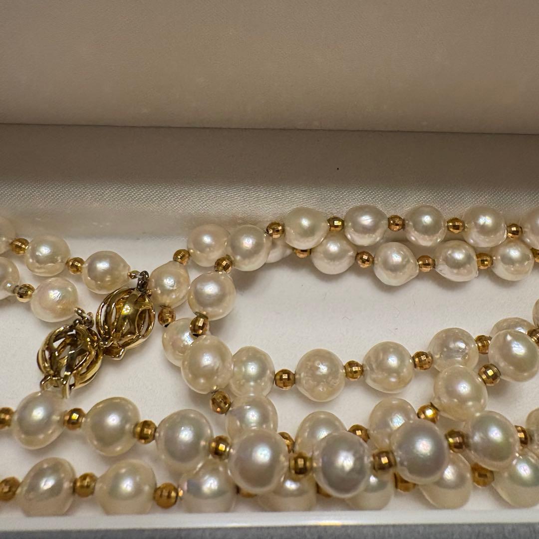 パールネックレス あこや パックマン