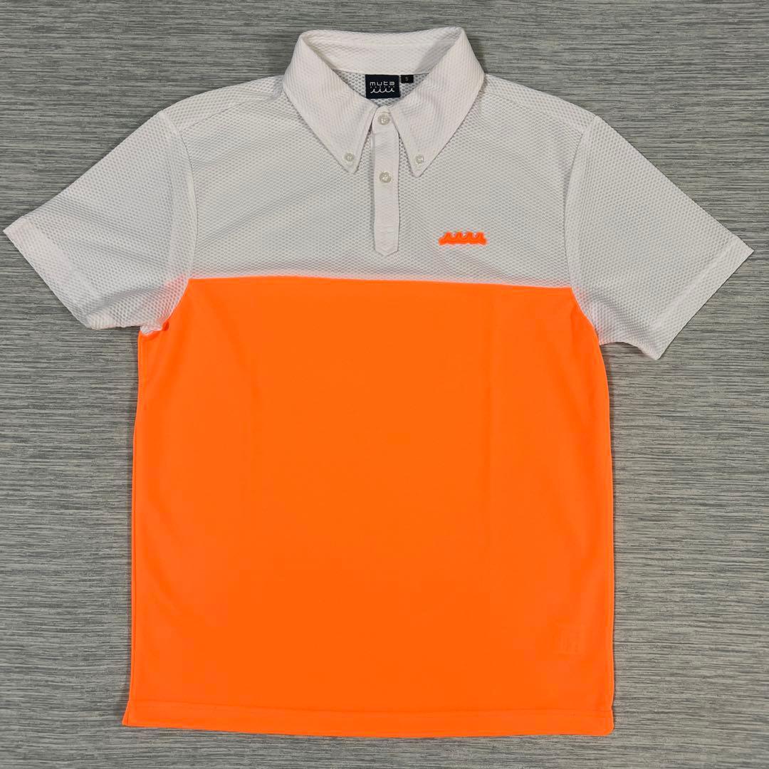 美品　muta MARINE golf ムータマリンゴルフ　メンズ　ポロシャツ