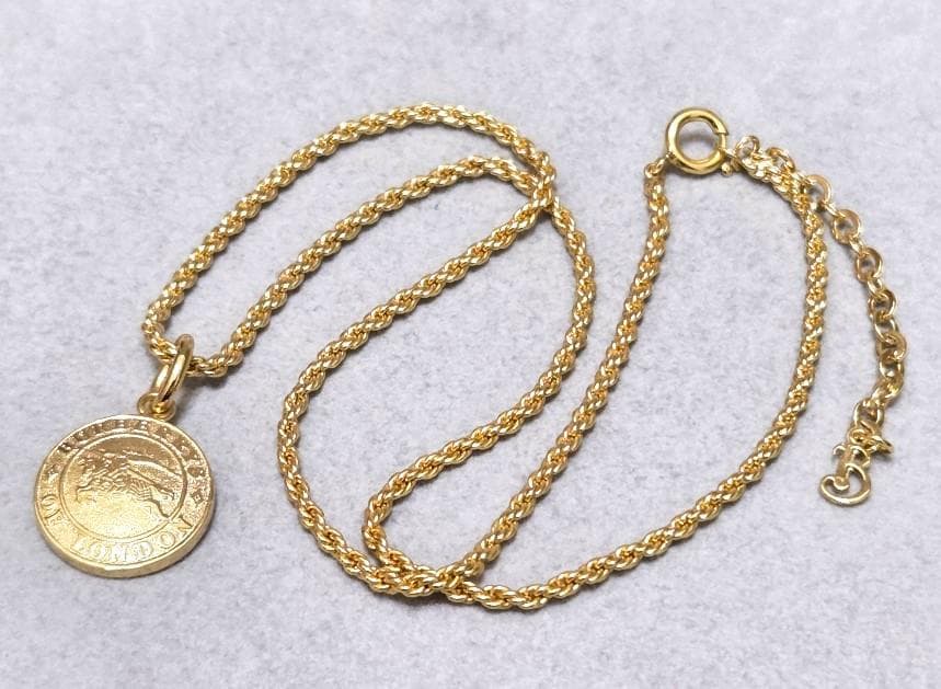 BURBERRY バーバリー　ホースロゴ　　ネックレス 良品　43056