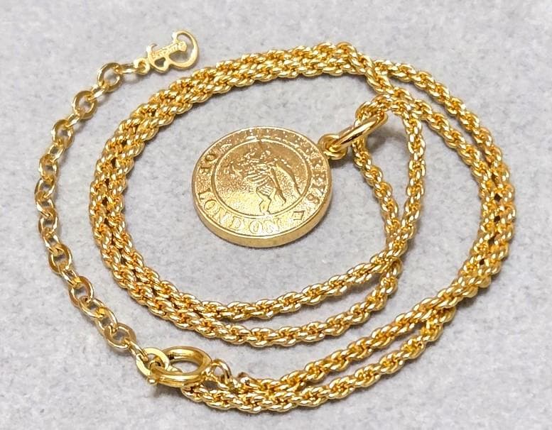 BURBERRY バーバリー　ホースロゴ　　ネックレス 良品　43056