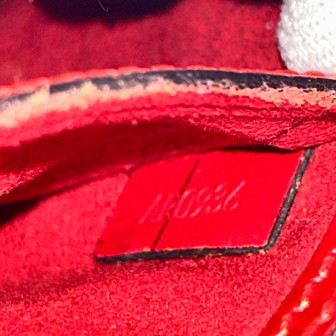 ルイ・ヴィトン Louis Vuitton アルマ ハンドバッグ エピ レッド