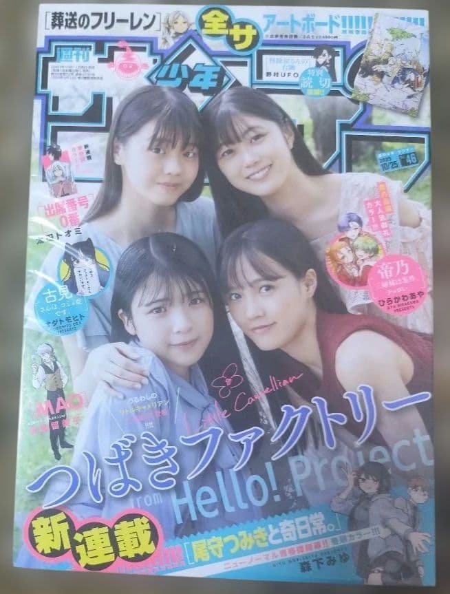 尾守つみきと奇日常　新連載　連載開始号　サンデー　2023 46