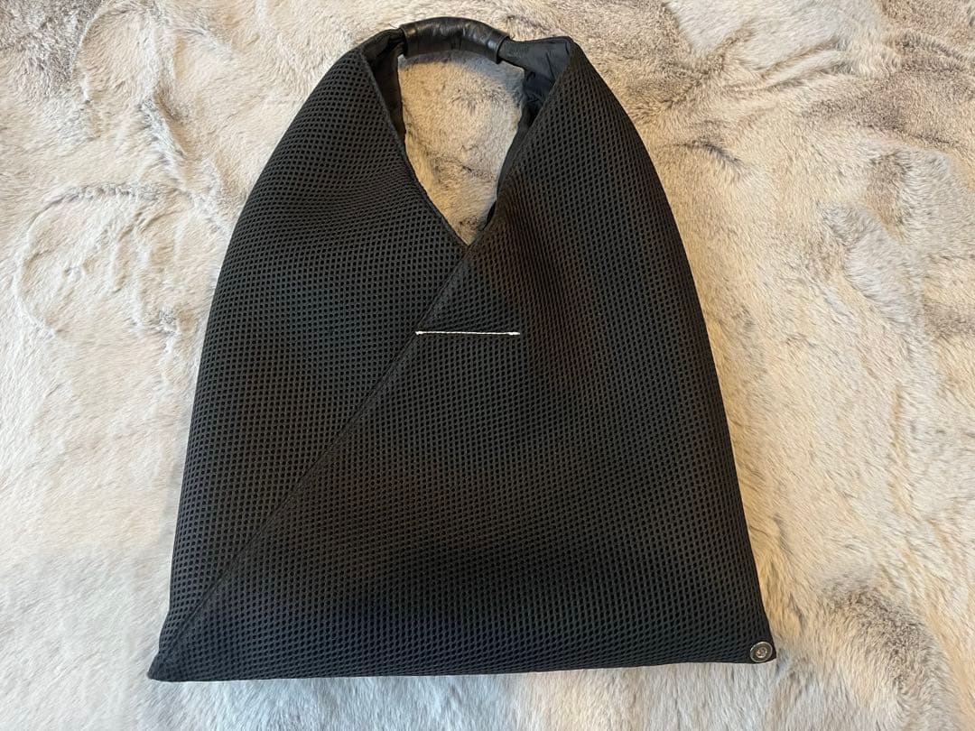 ブラックメッシュトートバッグ