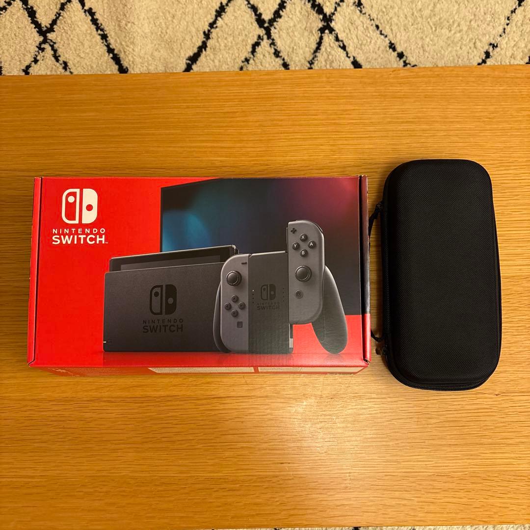 【箱・付属品完備】Nintendo Switch 本体 グレー SDカード付き