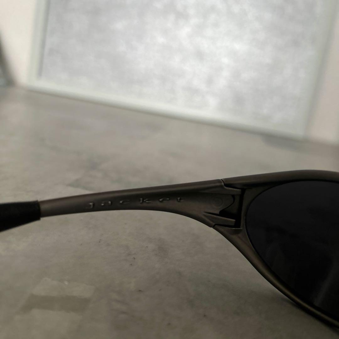 90s オークリー アイジャケット サングラス グレー