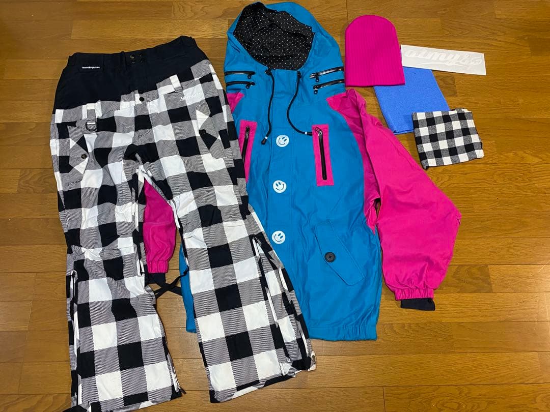 ※裾キズあり ATMYS アトマイズ LOOK スノーボードウェア