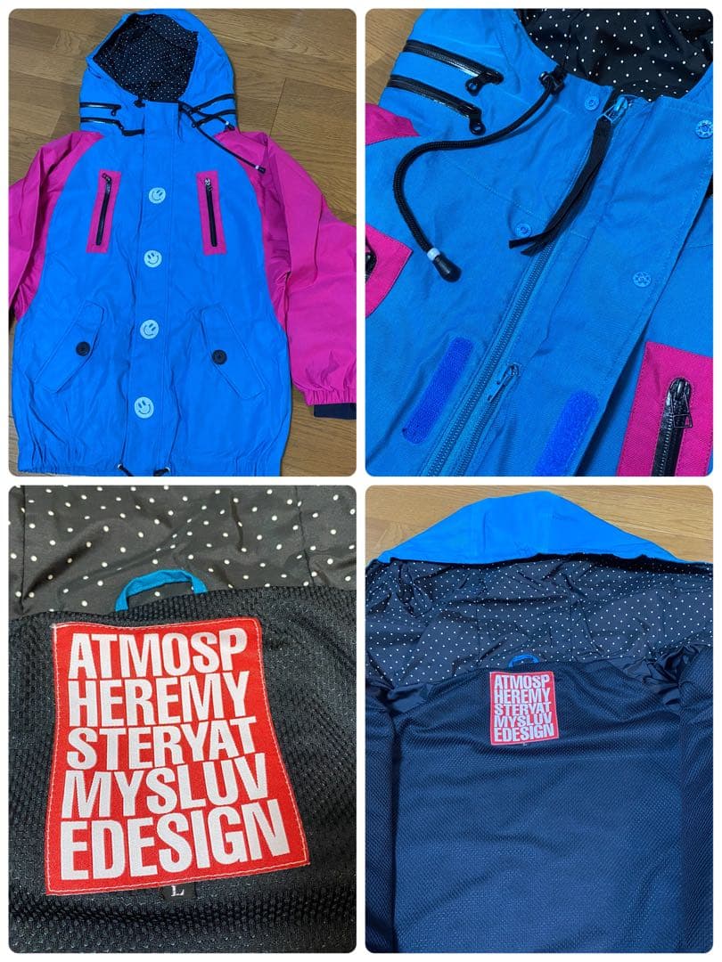 ※裾キズあり ATMYS アトマイズ LOOK スノーボードウェア