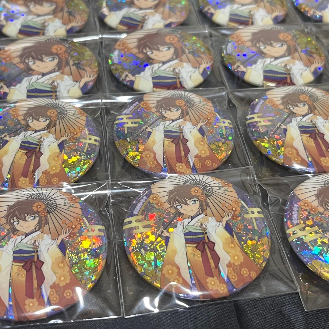 名探偵コナン AGF 秋の華和装 灰原哀 クラックス スパークル缶バッジ