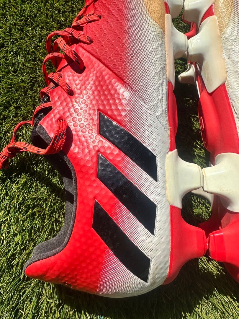 アディダス メッシ 16.2-ジャパン HG(レッド×ホワイト)