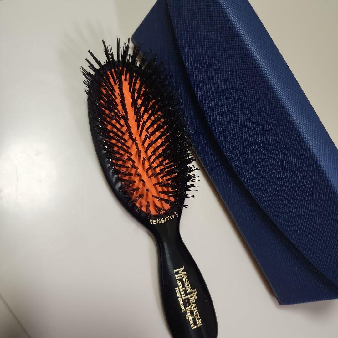 Mason Pearson Sensitive ヘアブラシ ケース付き