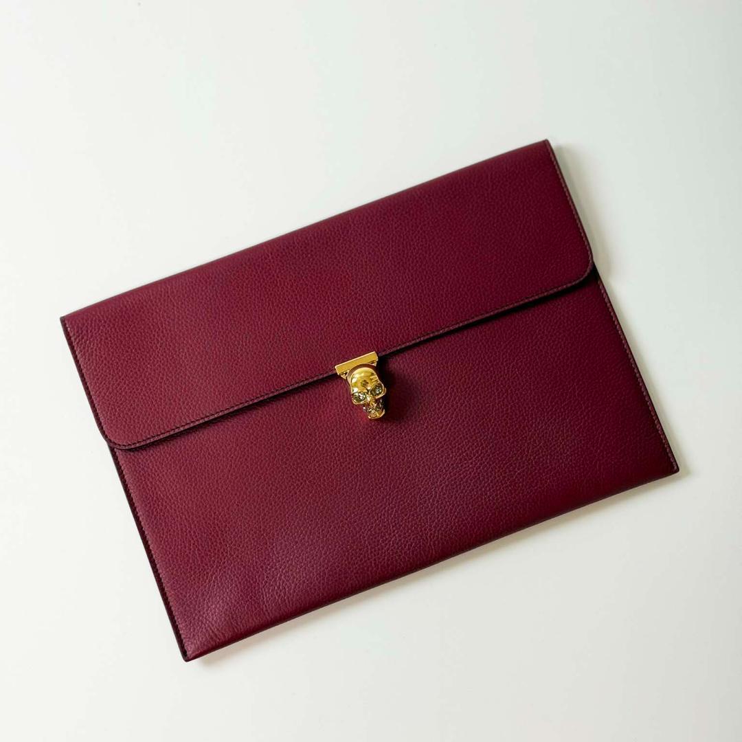 アレキサンダーマックイーン スカル クラッチバッグ