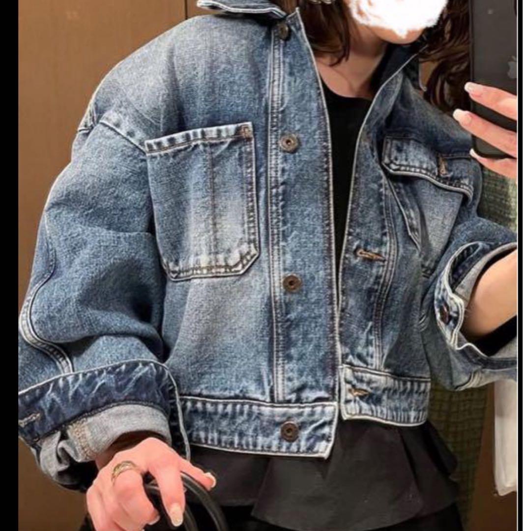 未使用級　2023SS WeekendMaxMara デニムジャケットGジャン