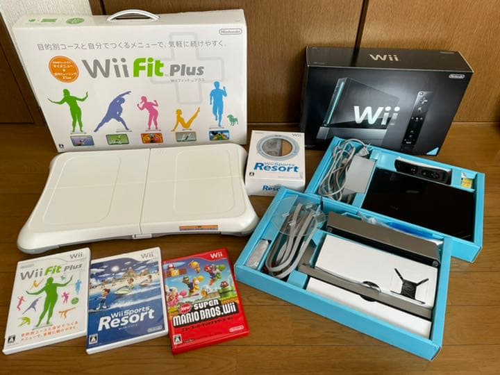 Wii本体バランスWiiボード本体カセット3枚