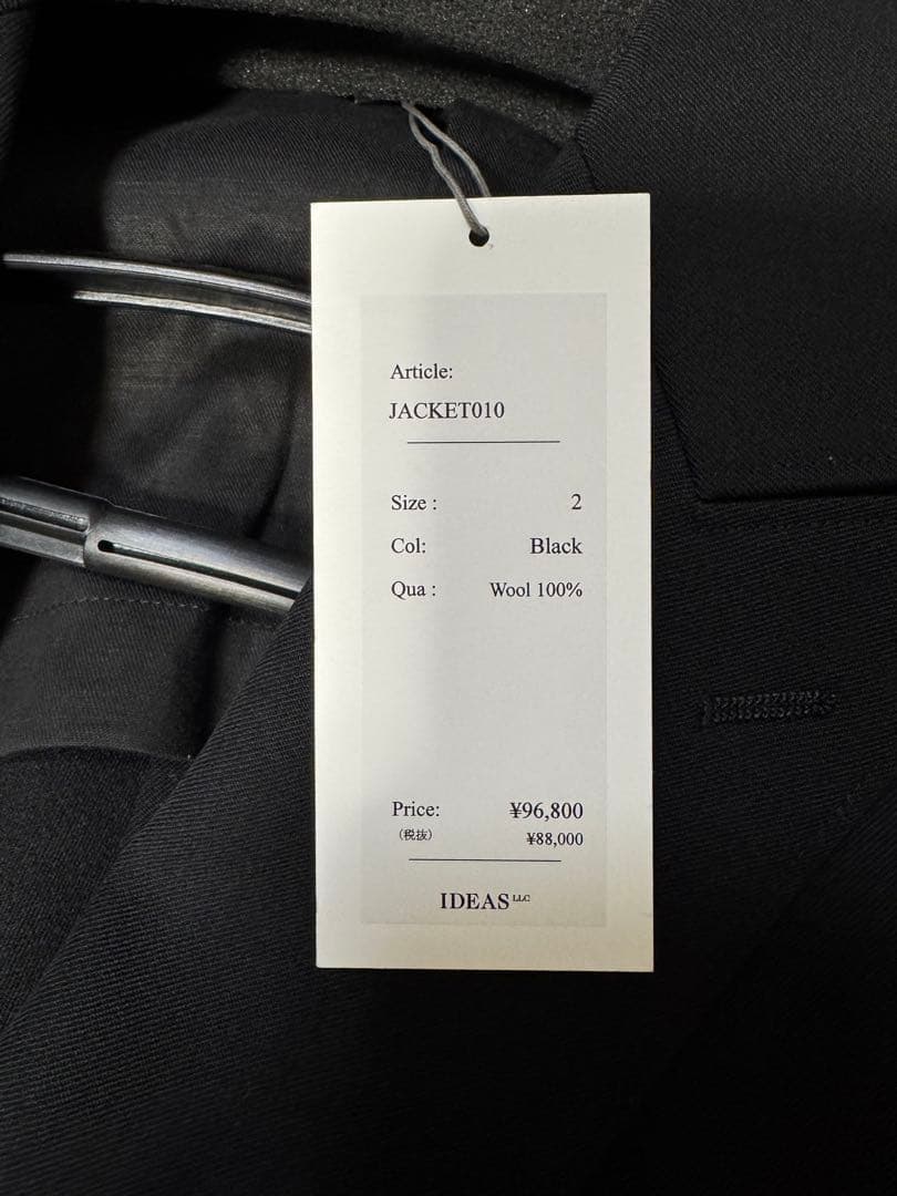 HEUGN JACKET010 BLACK サイズ2