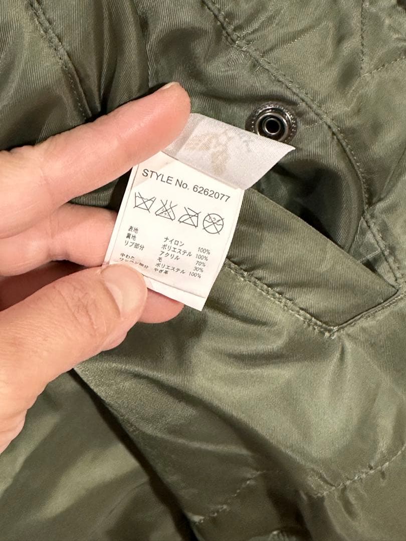 AVIREX 希少AVIREX フライトジャケットMA-1 スタッズロゴS