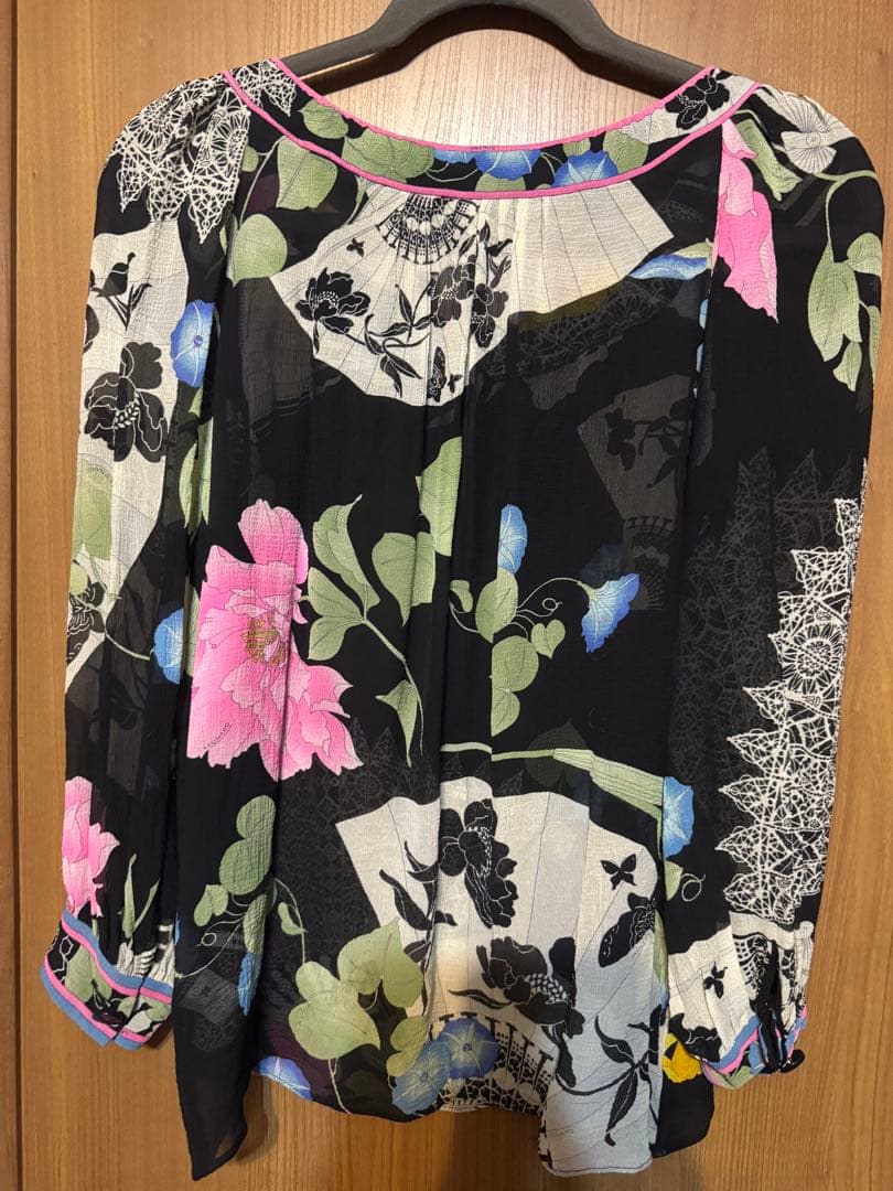 LEONARD 花柄シルクチュニック 38