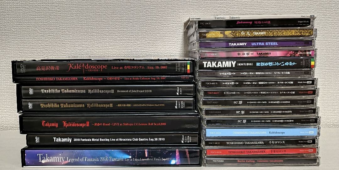 TAKAMY CD＆DVDまとめ
