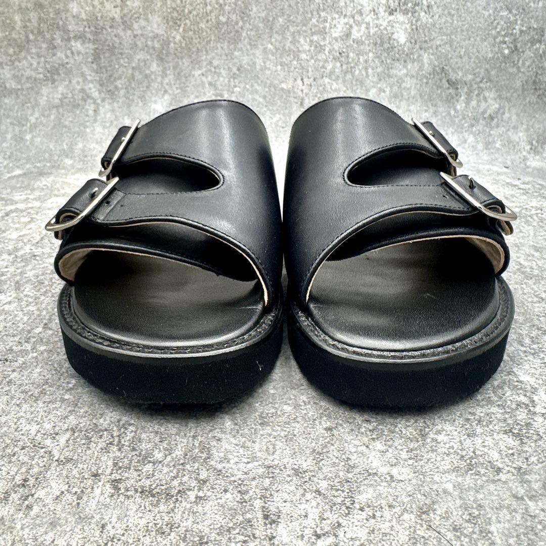 極美品　ビューティフルシューズ トシノスケタケガハラ レザーサンダル　24.5