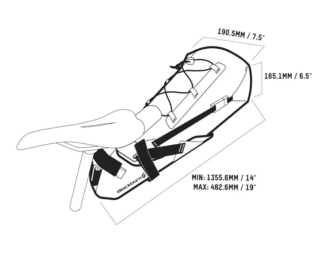 Blackburn ブラックバーン フレームバッグ シートパック