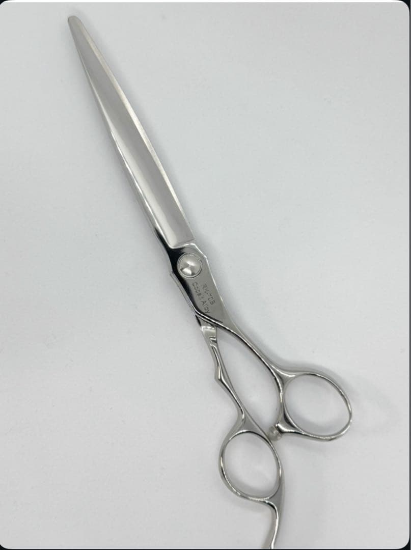 ⑤評価多数●1/4剣刃●7インチシザー●コバルト●美容●理容●鋏