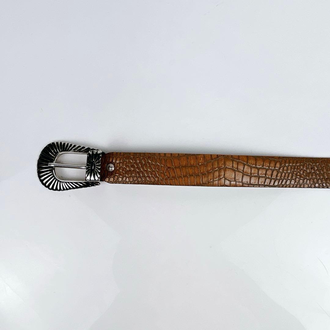 稀少　TOGA PULLA ダブルバックル　レザー　ベルト　バイカラー