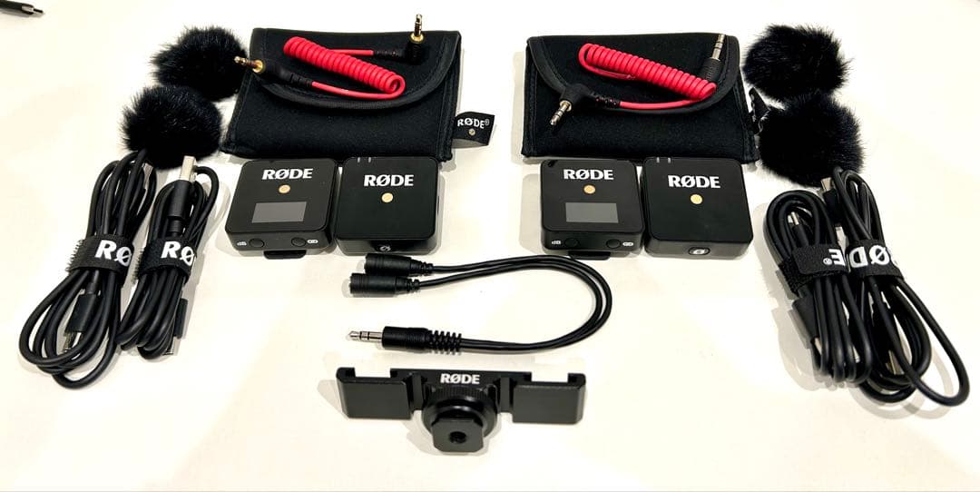 RODE WIRELESS GO ワイヤレスゴーマイク2セット&オプション付き