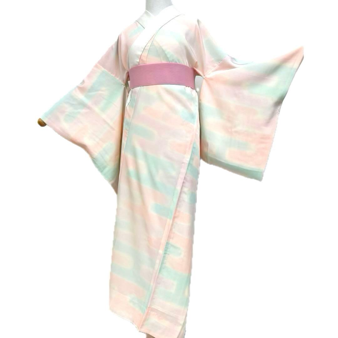 【着物と帯 時流】J25918ts◆正絹 長襦袢◆居敷あて付