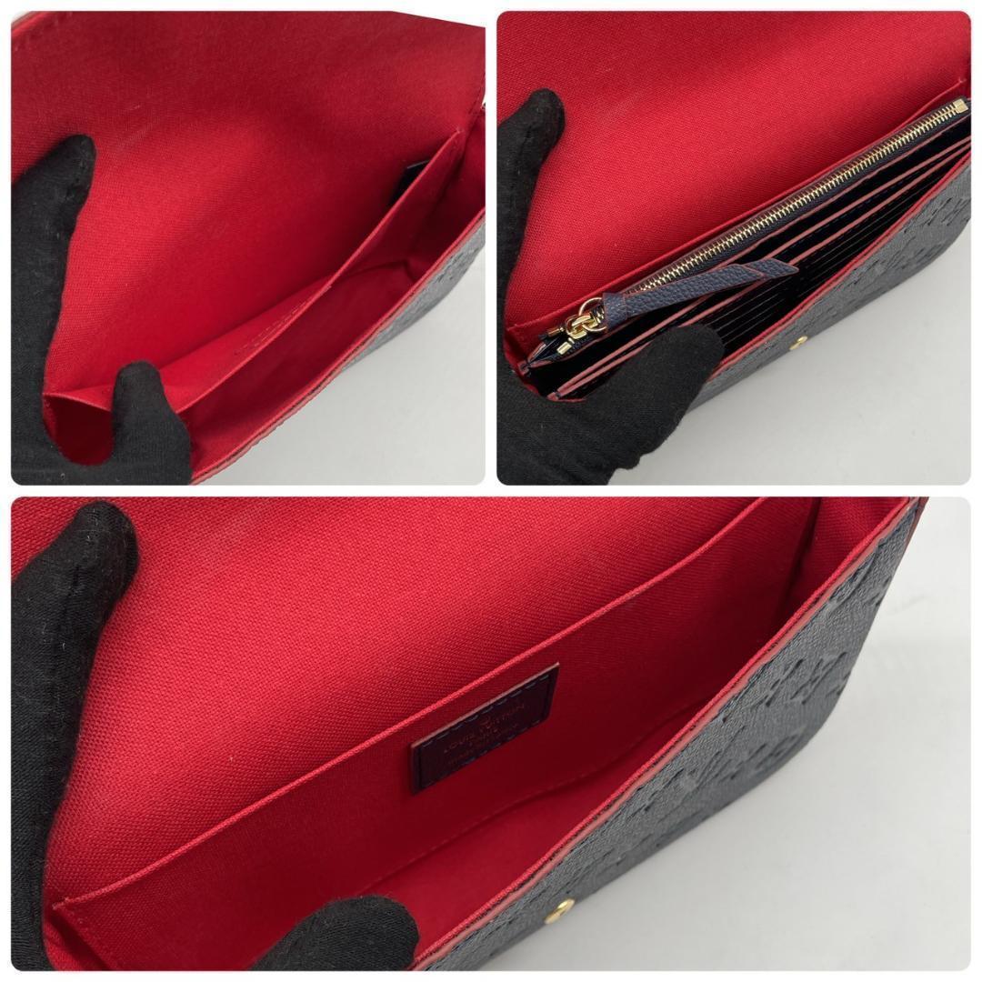 新品同様✨ ルイヴィトン チェーンウォレット フェリシー アンプラント マリーヌ