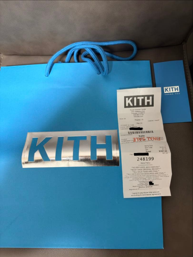 Kith Classic Logo Nelson Crewneck ネイビー L