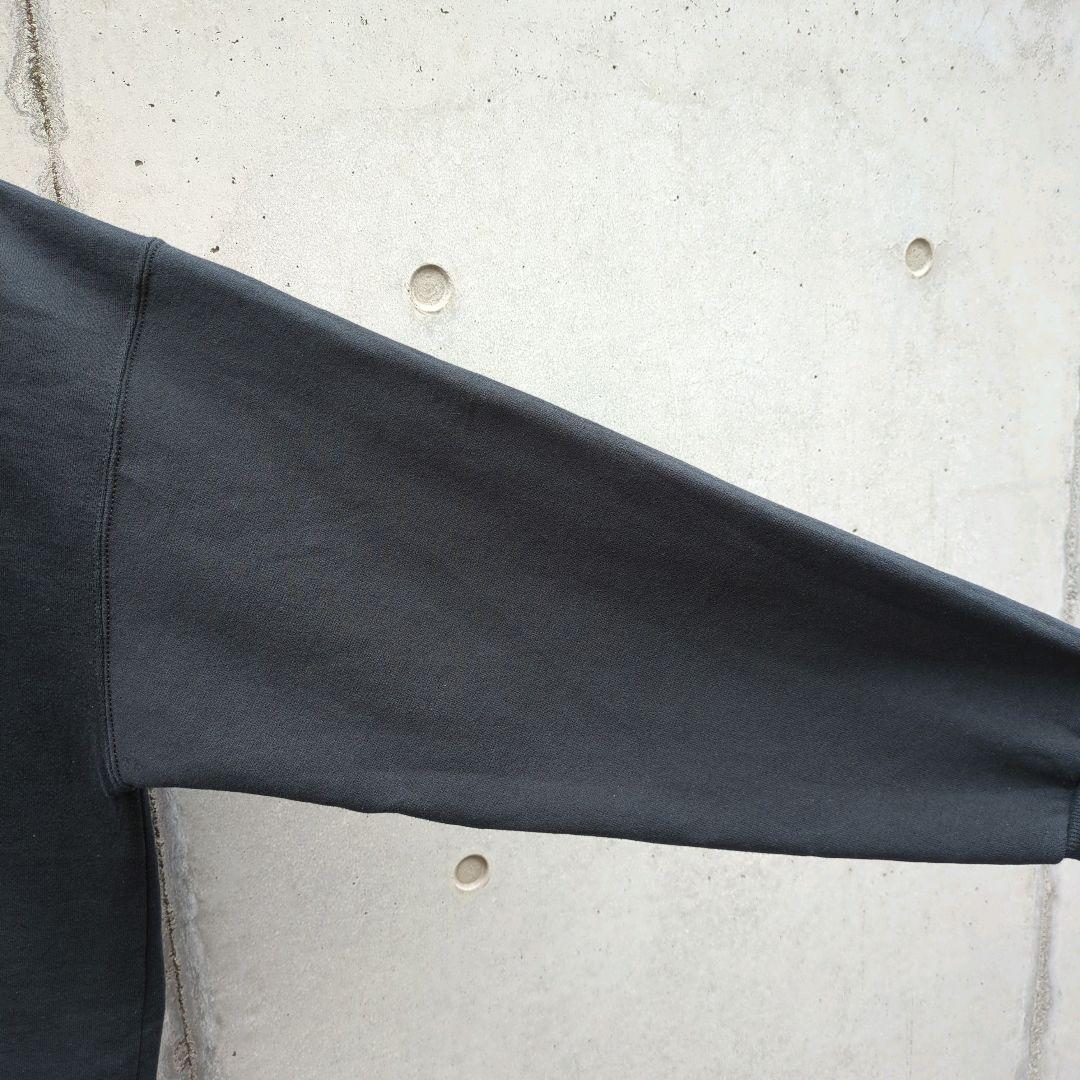 90s USA製 Russell Black Half Zip Sweat