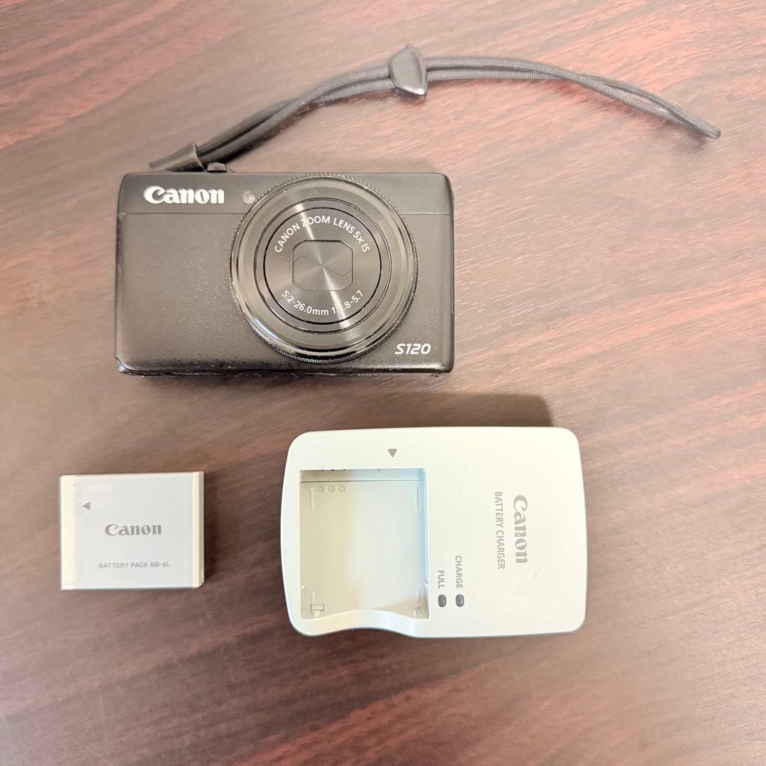 Canon PowerShot S120 本体 バッテリー 充電器付き