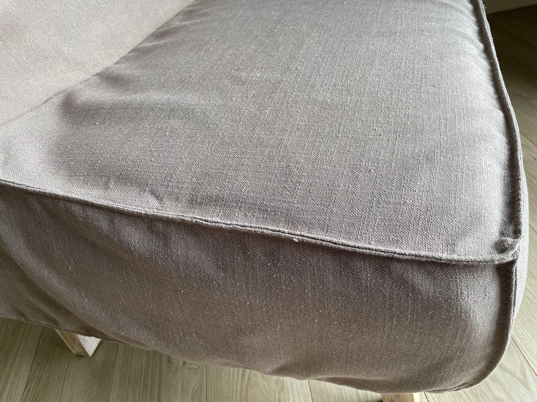 【週末限定価格】unico MANOA ベンチバックレスト ベージュ ソファ