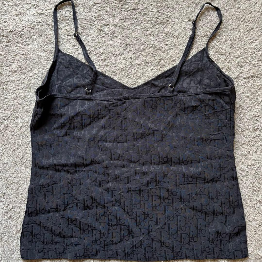 クリスチャンディオール　シャドーブラックロゴ　キャミソール　DIOR