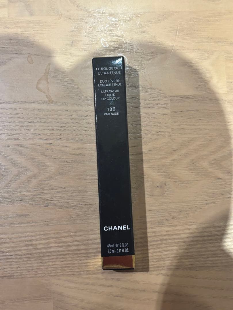 【新品】CHANELルルージュデュオウルトラトゥニュ 186 ピンクヌード