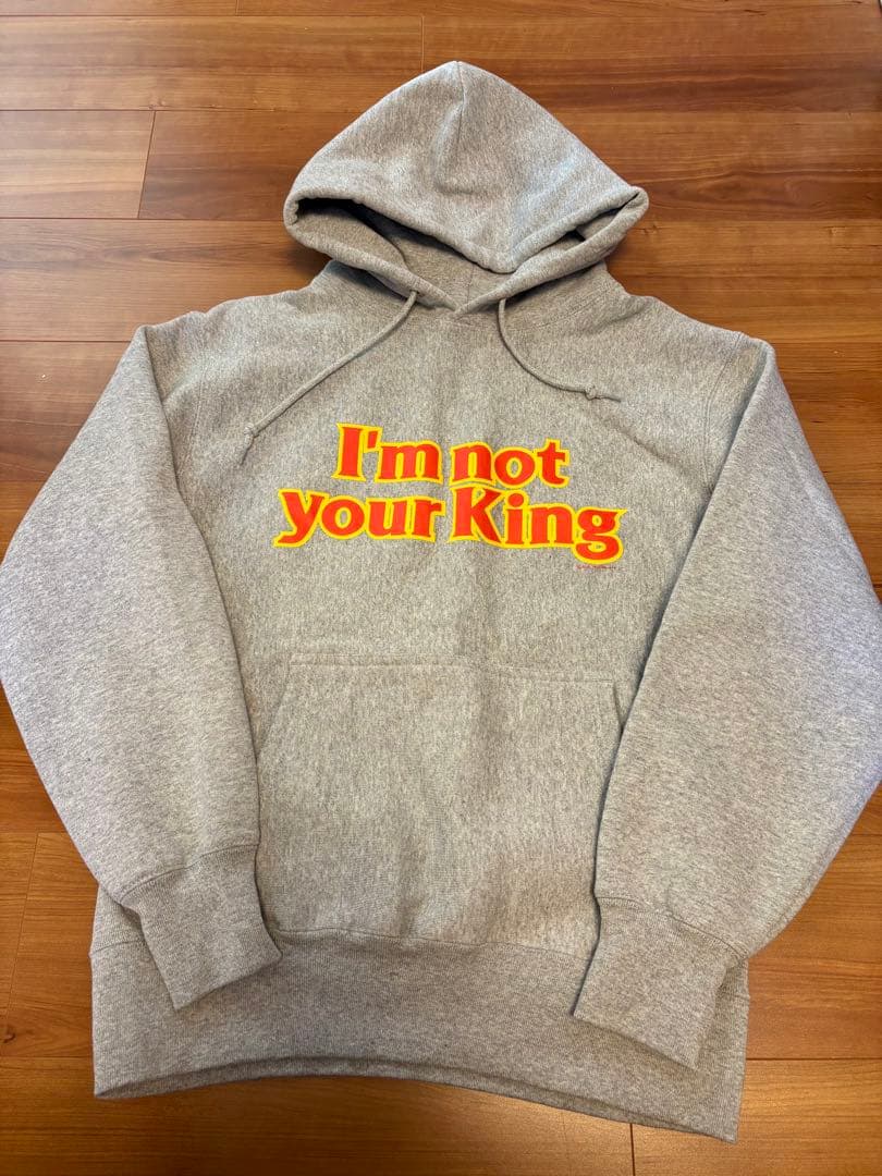 【THE BONEZ】I'm not your King フーディー グレーM