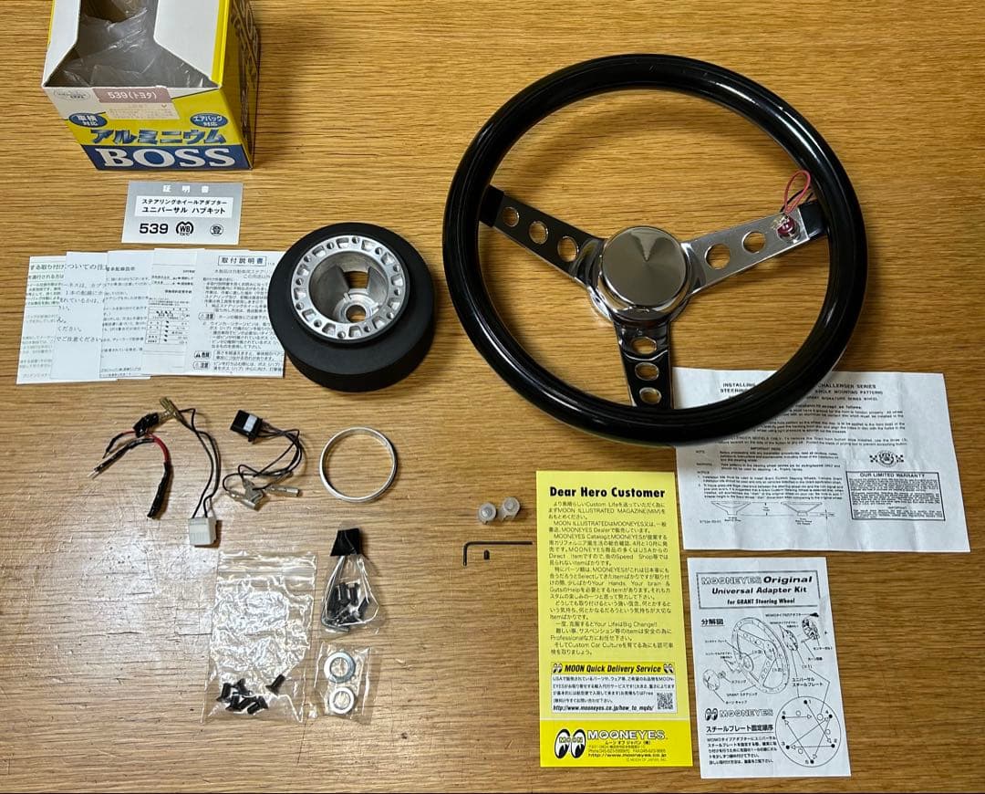 MOONEYES ムーンアイズ ハンドル ステアリング