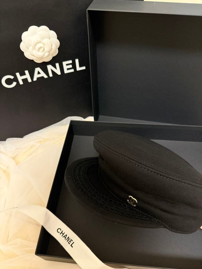 CHANEL ブラック キャスケット