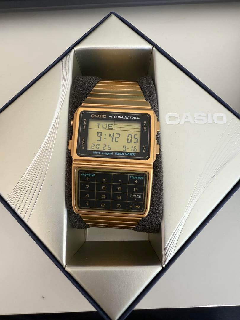 カシオ　データバンク　箱付き