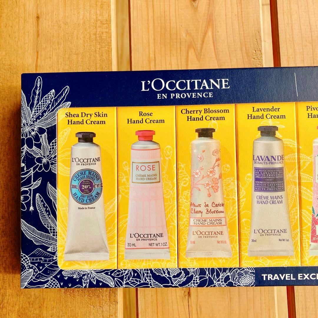 【新品未開封】プレゼント用ペーパーバッグ付き ロクシタンハンドクリーム8本セット