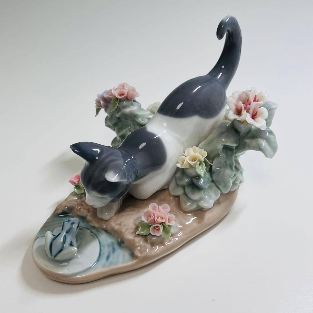 希少 共箱あり LIADRO KITTY CONFRONTATION にらみ合い