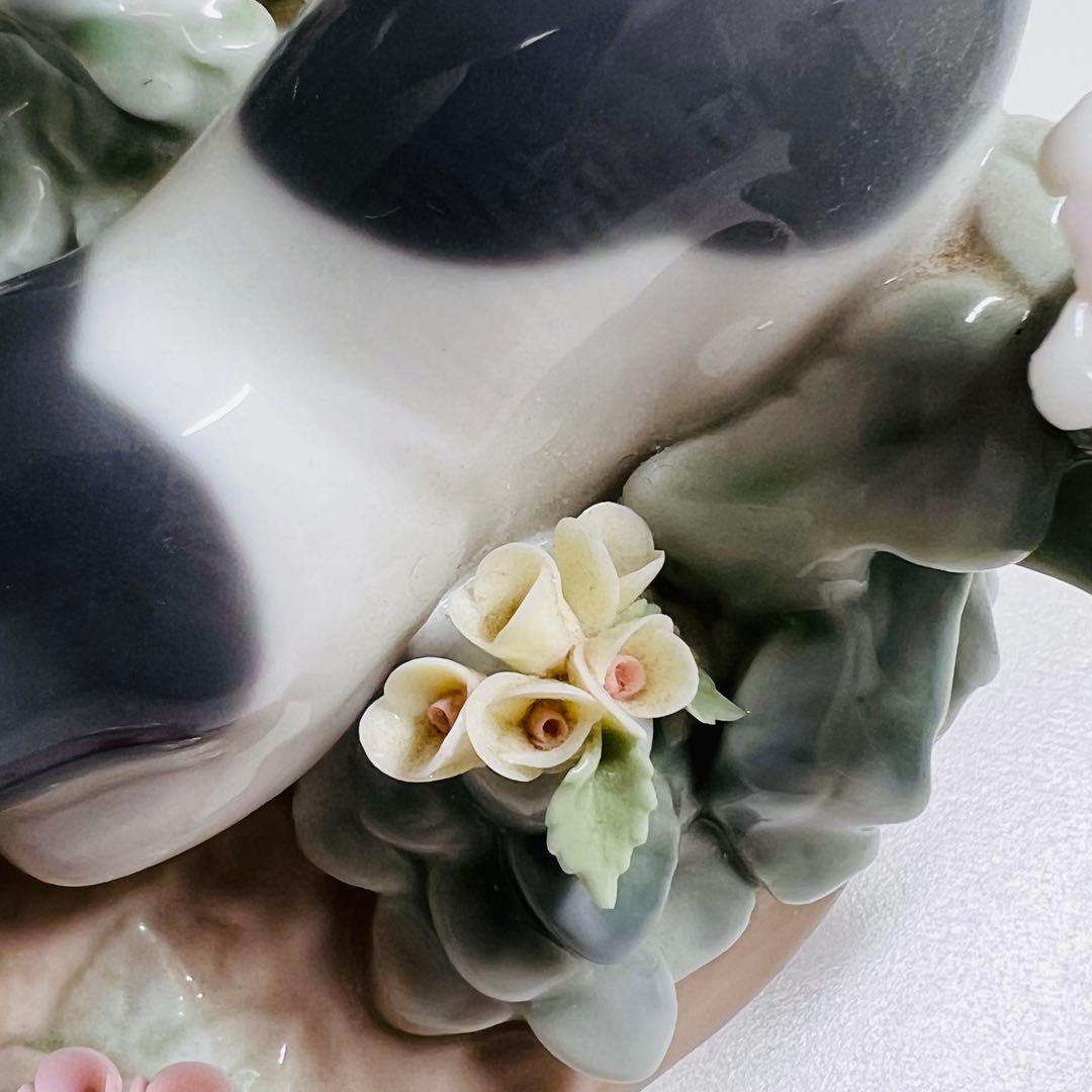 希少 共箱あり LIADRO KITTY CONFRONTATION にらみ合い